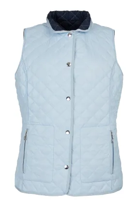 1622- Sky Blue/ Navy Reversible Gilet- Normann