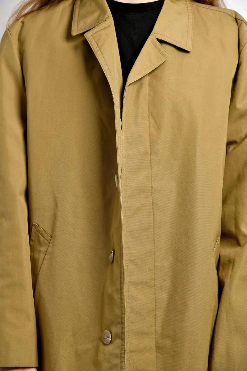 90s retro mac coat brown