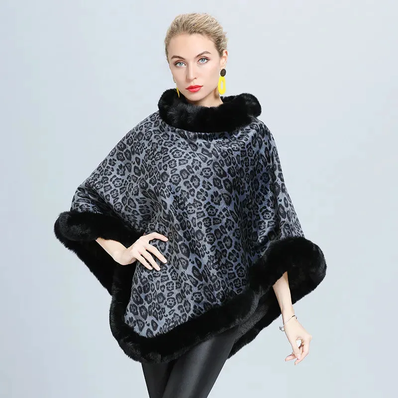 Angélique - Pullover femme Poncho Couverture Haut