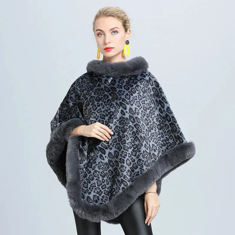 Angélique - Pullover femme Poncho Couverture Haut