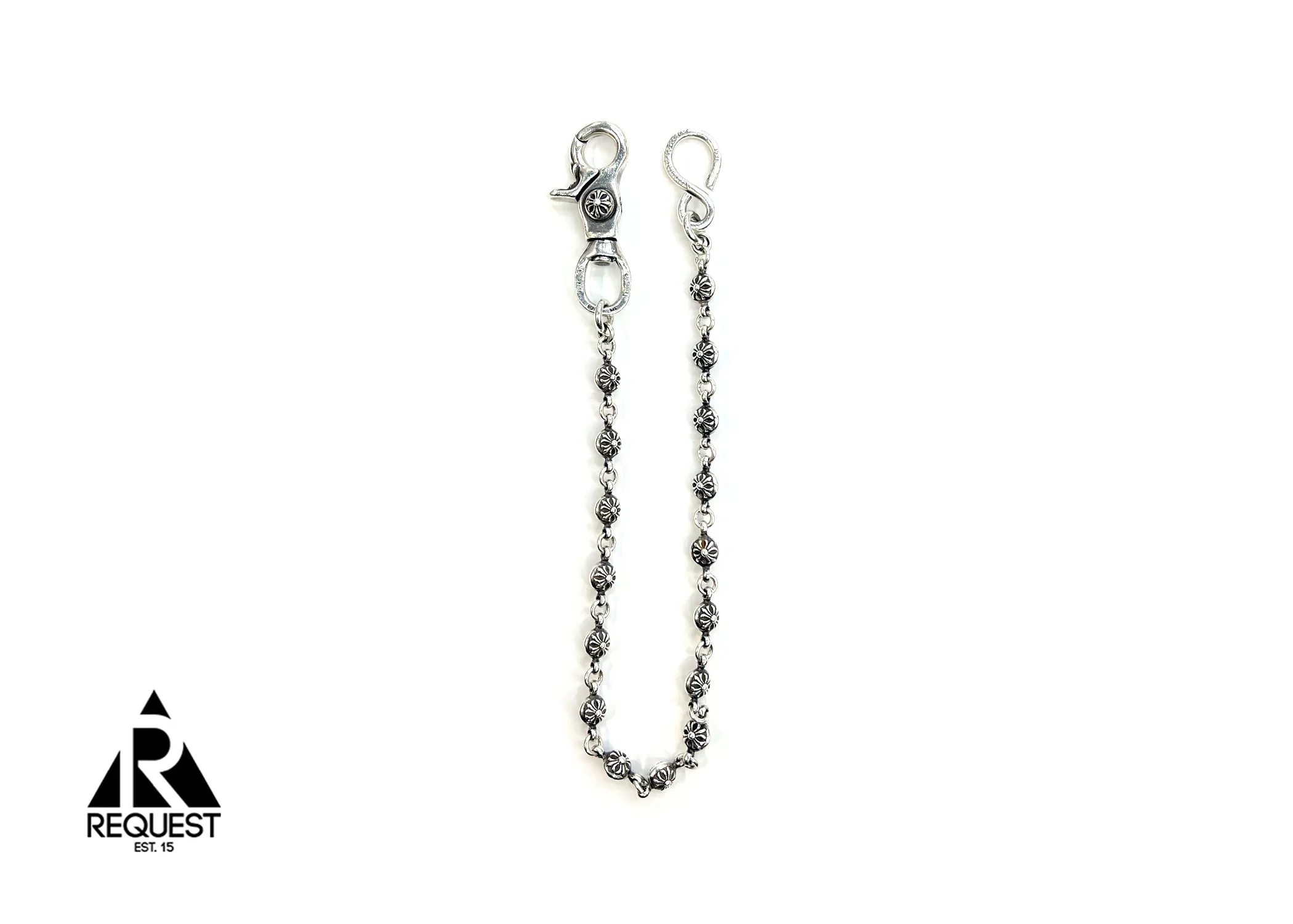 Ball Wallet Chain S Hook in .925 Silver by Chrome Hearts