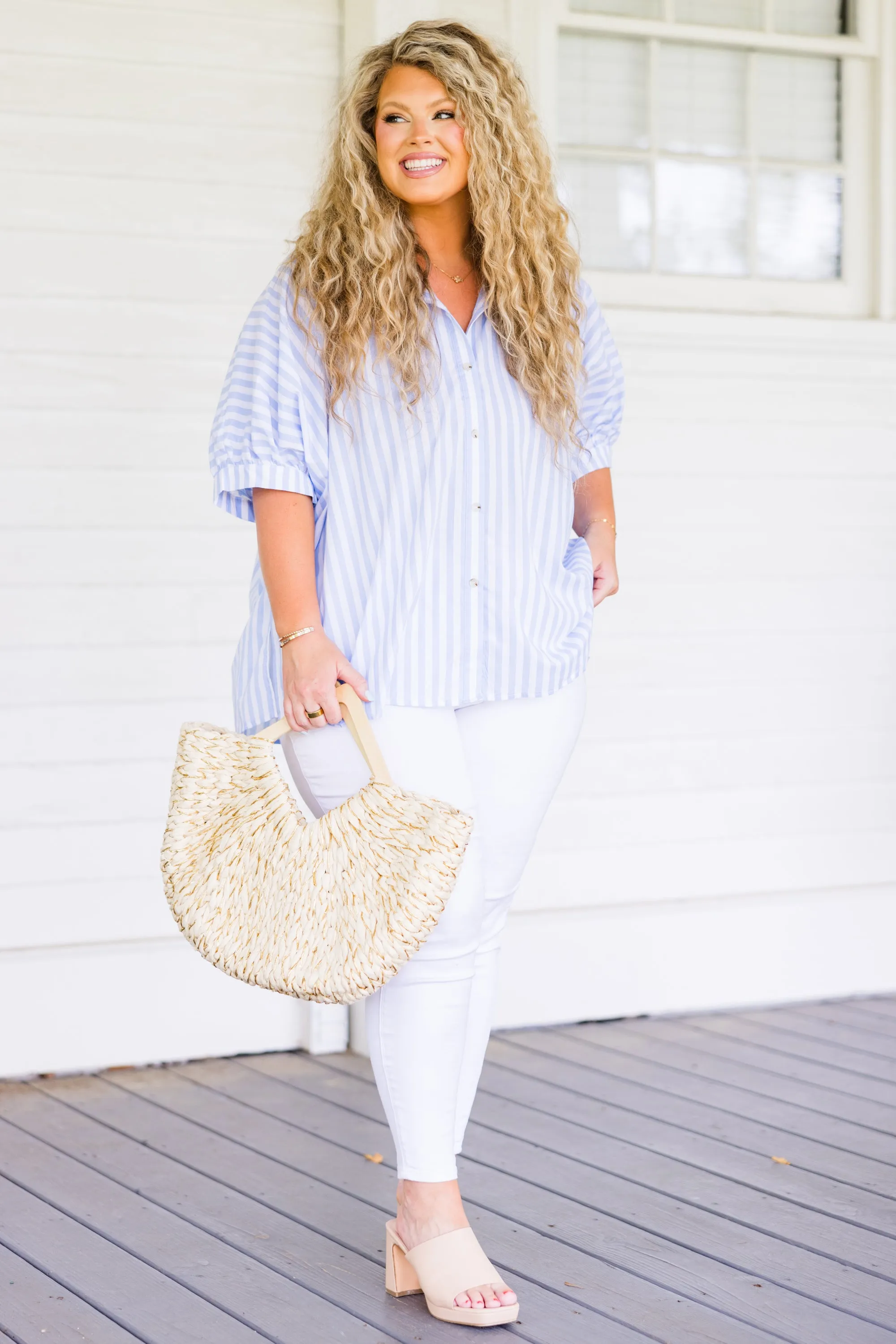 Baltic Ocean Tunic, Light Blue