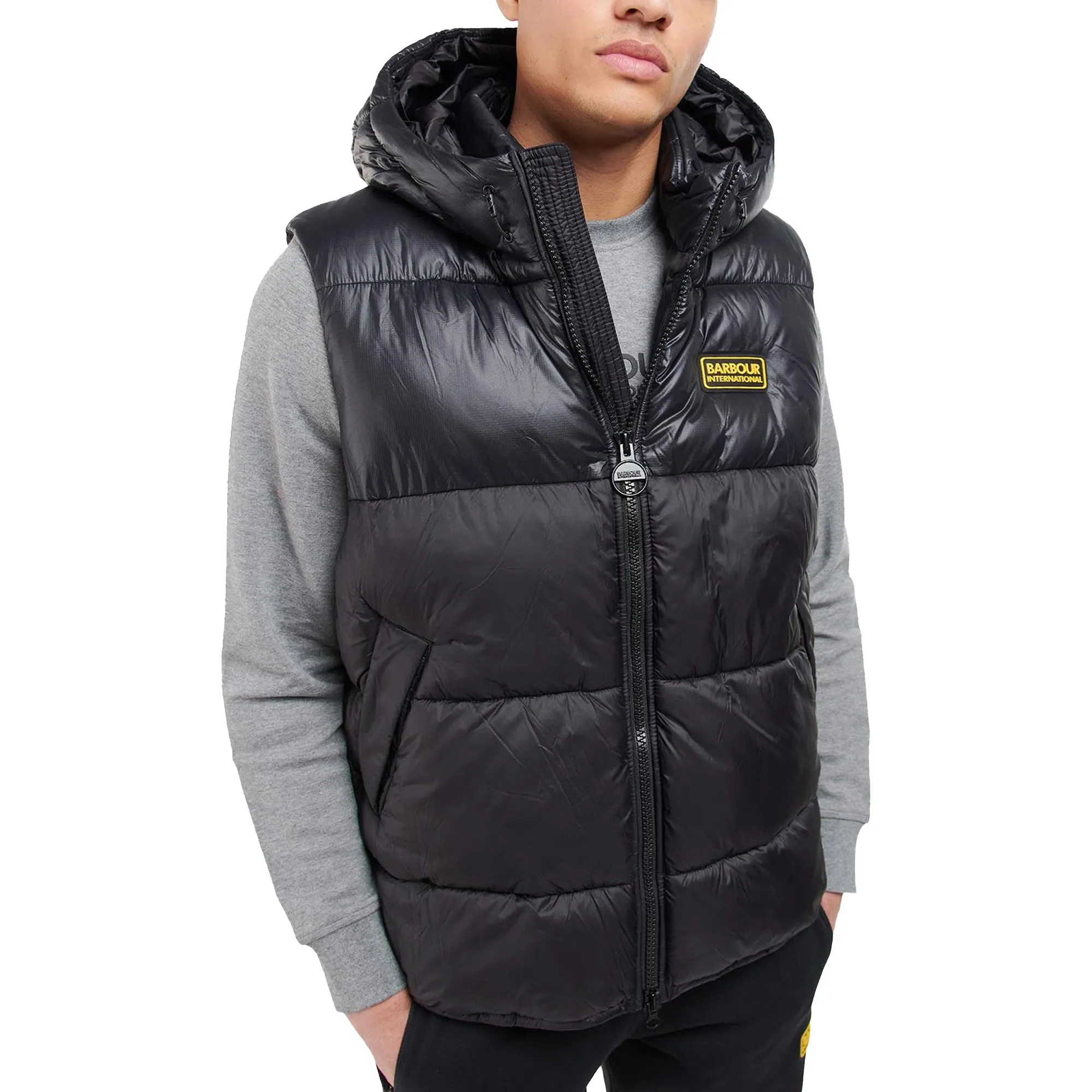 Barbour International Balfour Padded Gilet Black