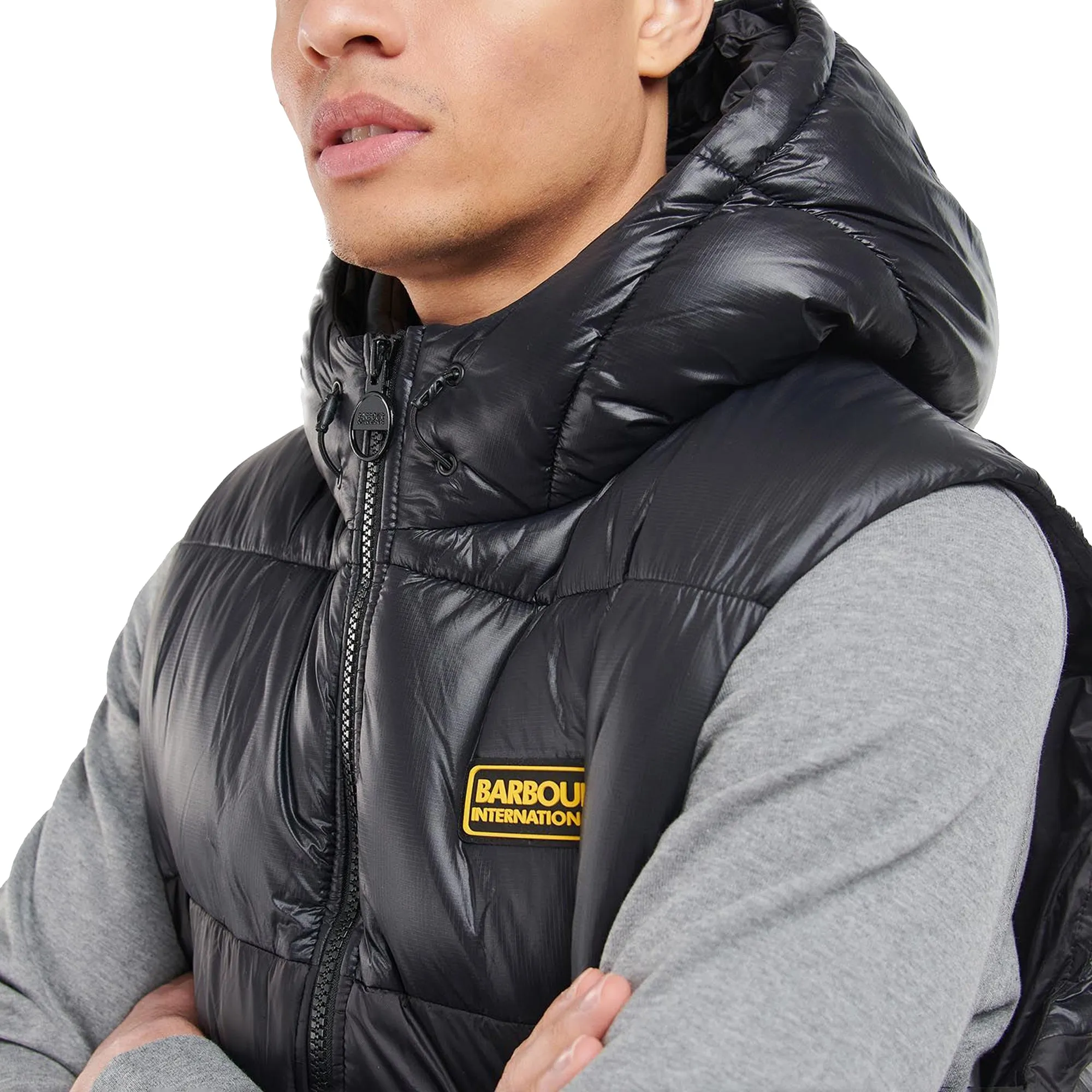 Barbour International Balfour Padded Gilet Black