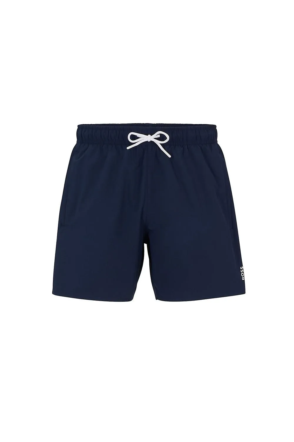 Bañador BOSS para hombre Bañador Boss Iconic Swim Short azul marino