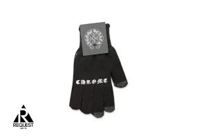 Black CH Plus Gloves by Chrome Hearts Worker