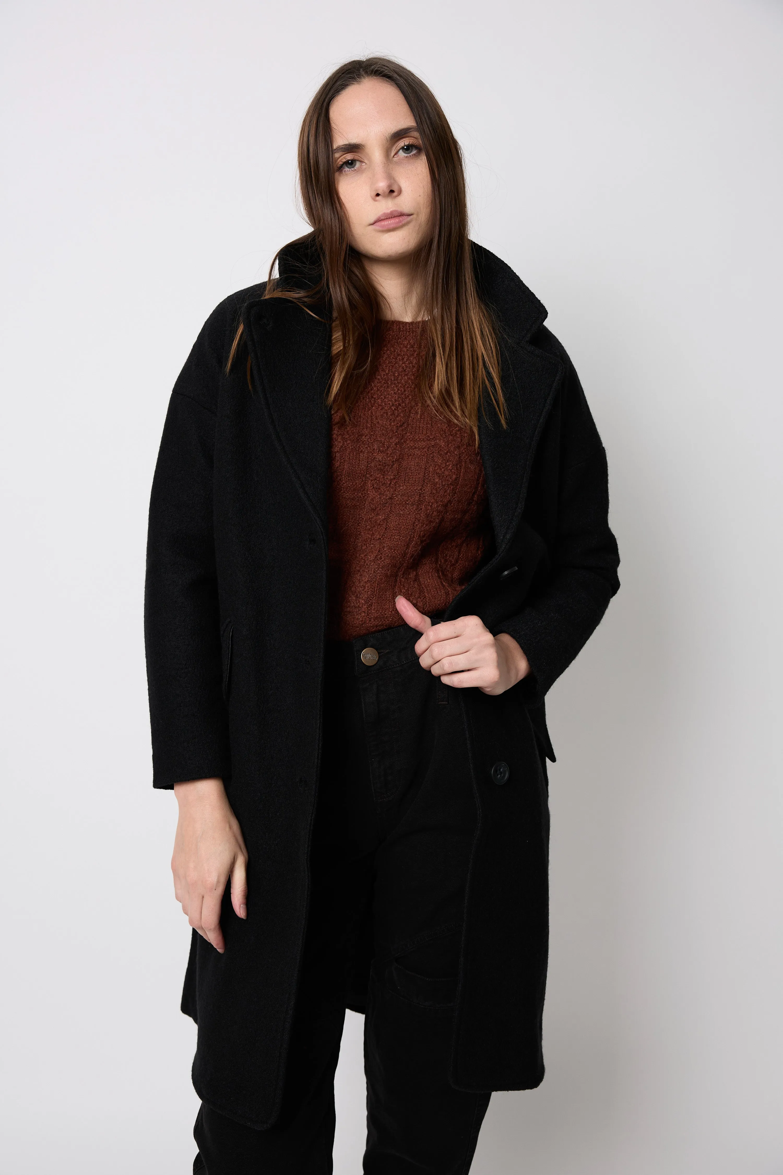 Black Classic Coat