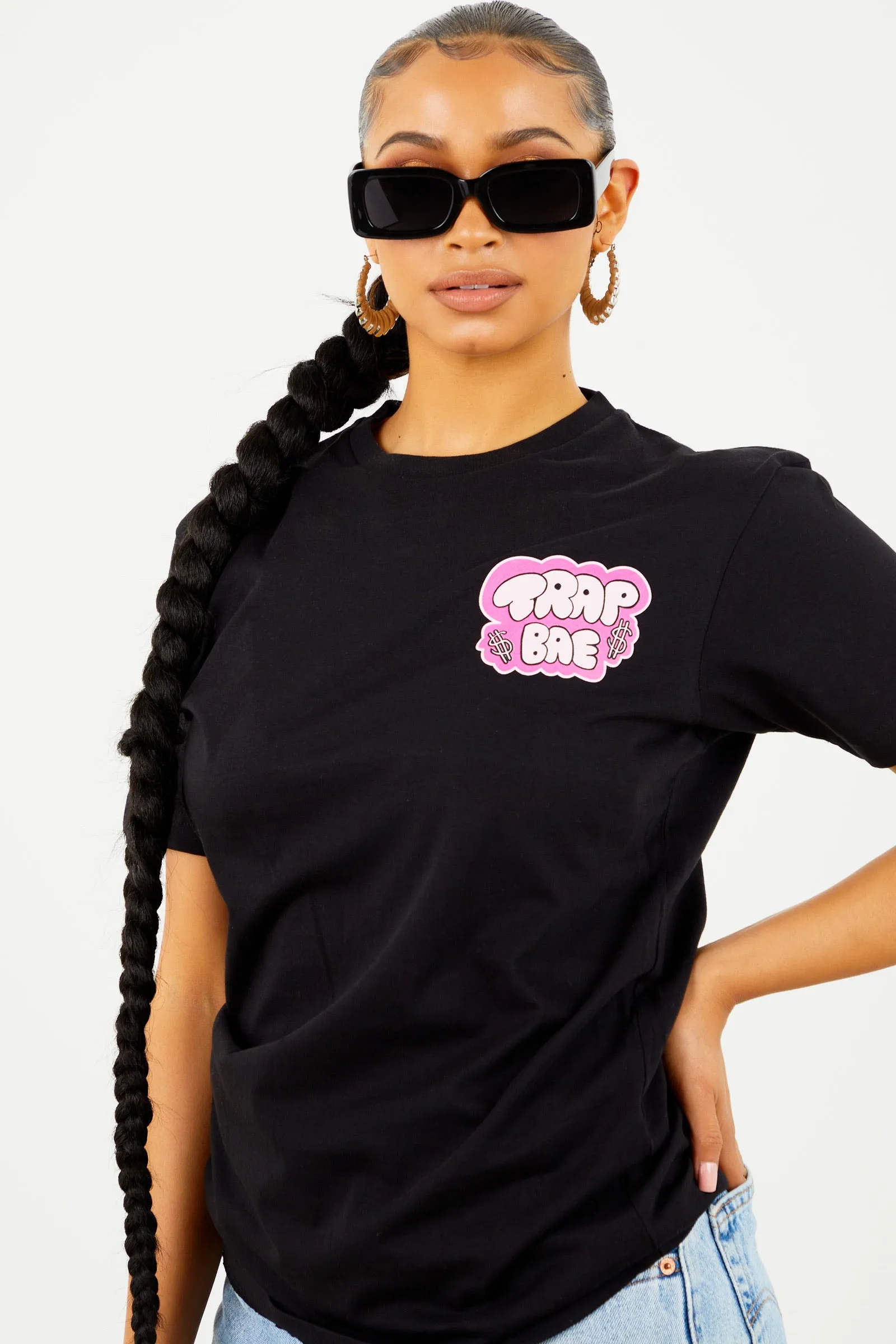 Black Trap Bae Tee