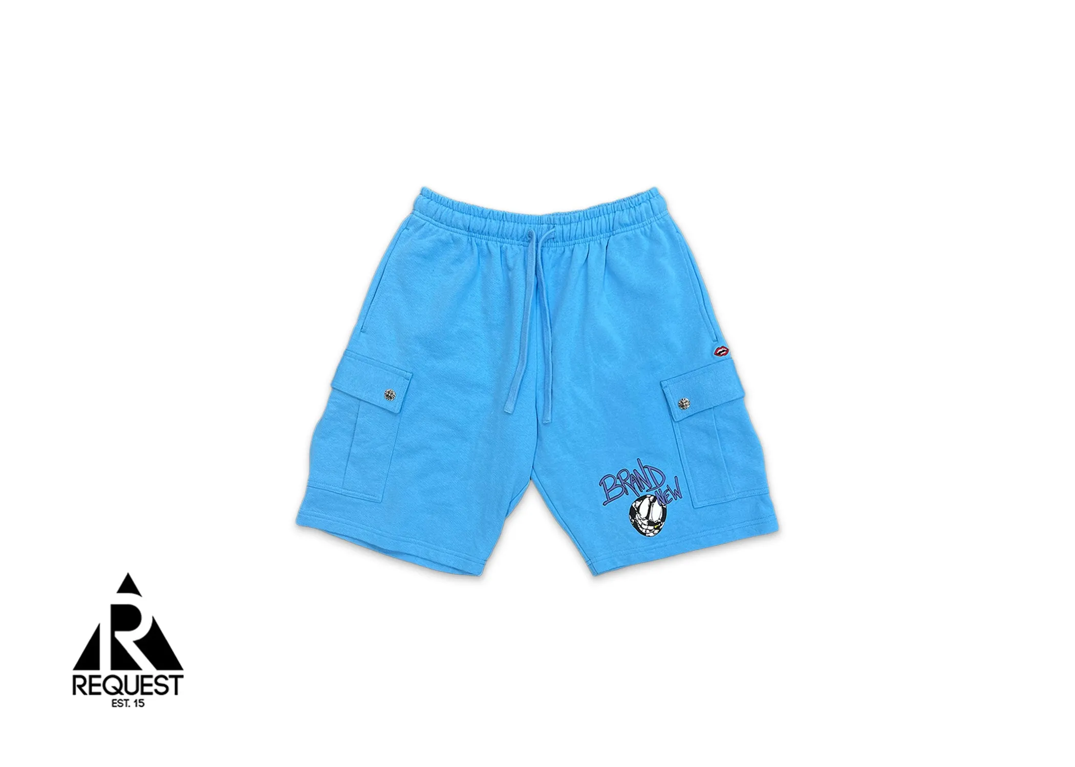 Blue Shorts - Chrome Hearts Matty Boy Brain New Shorts