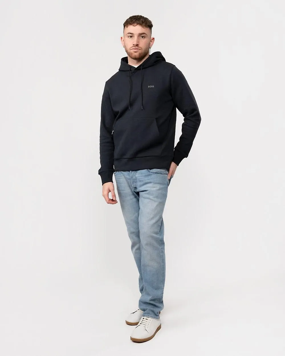 BOSS Green Sudadera con capucha para hombre BOSS Green Soody