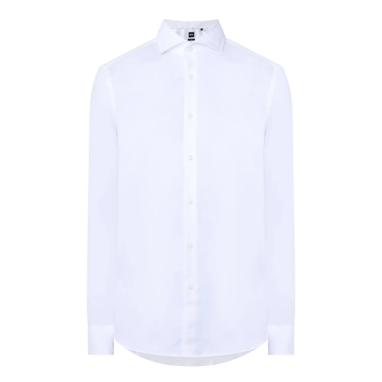 BOSS Hank Structure Single-Cuff Shirt - White