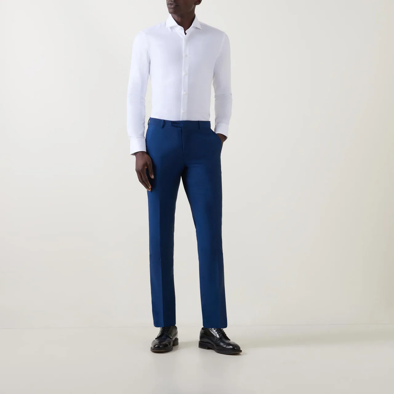 BOSS Hank Structure Single-Cuff Shirt - White