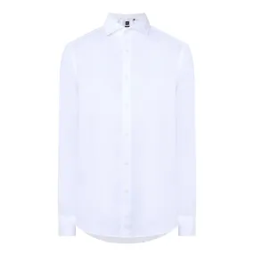 BOSS Hank Structure Single-Cuff Shirt - White