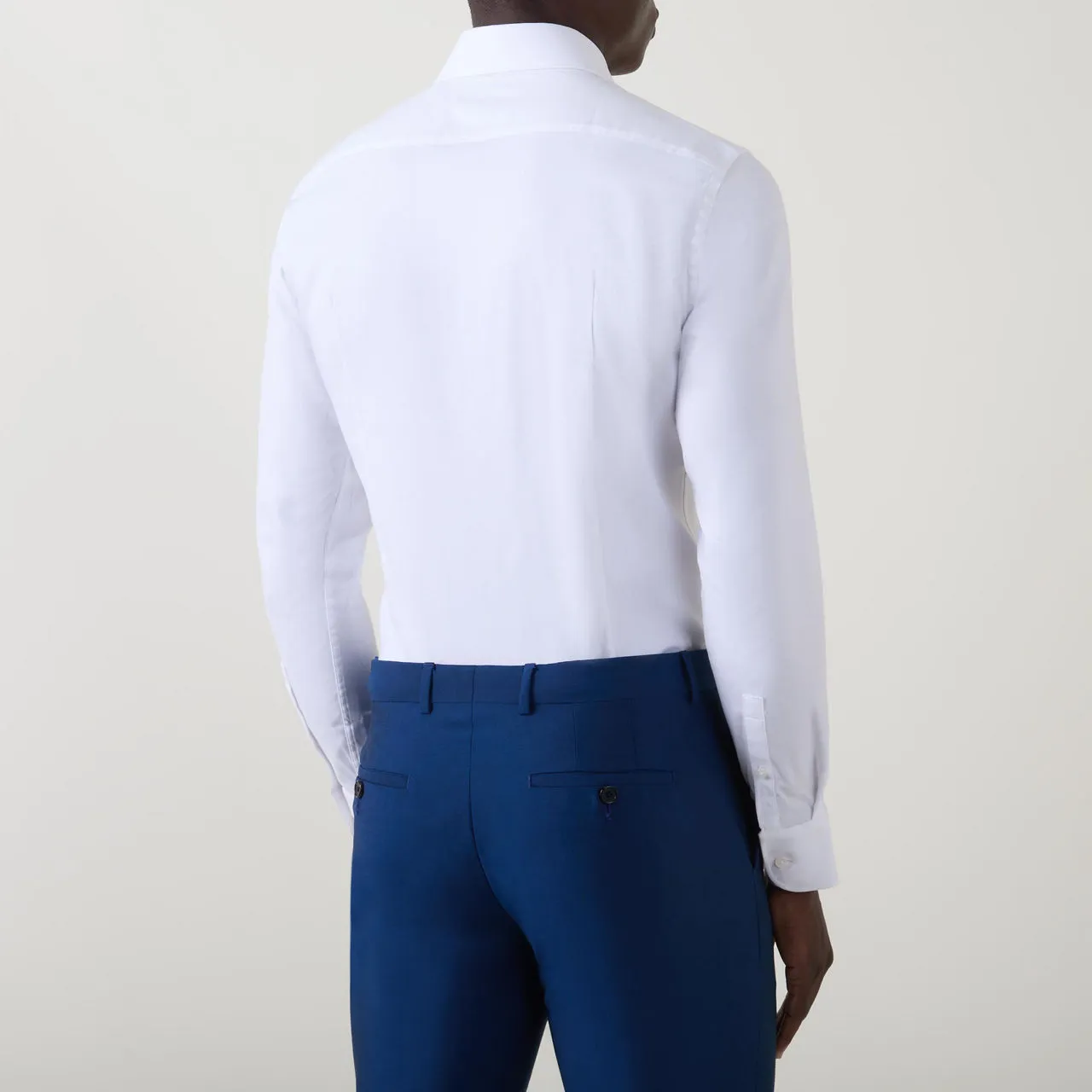 BOSS Hank Structure Single-Cuff Shirt - White