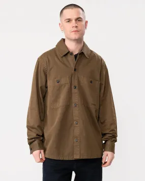 BOSS Orange BOSS Orange Locky 1 Mens Oversized-Fit Cotton Twill Overshirt