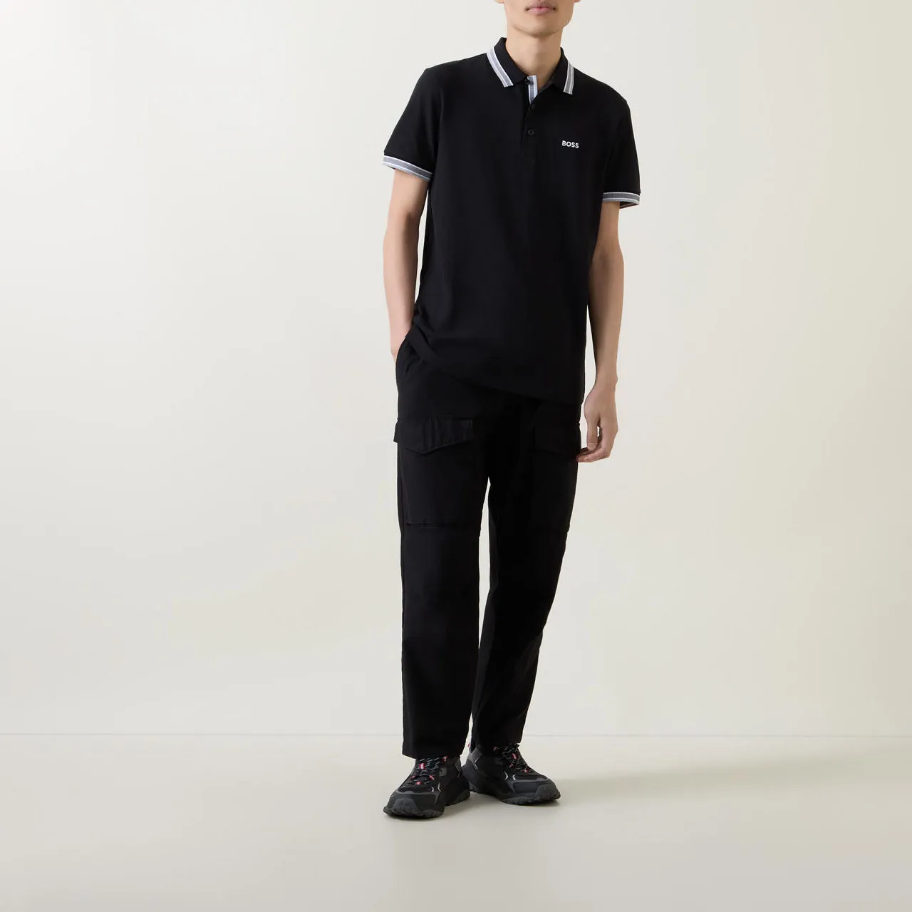 BOSS Paddy Polo Shirt - Black