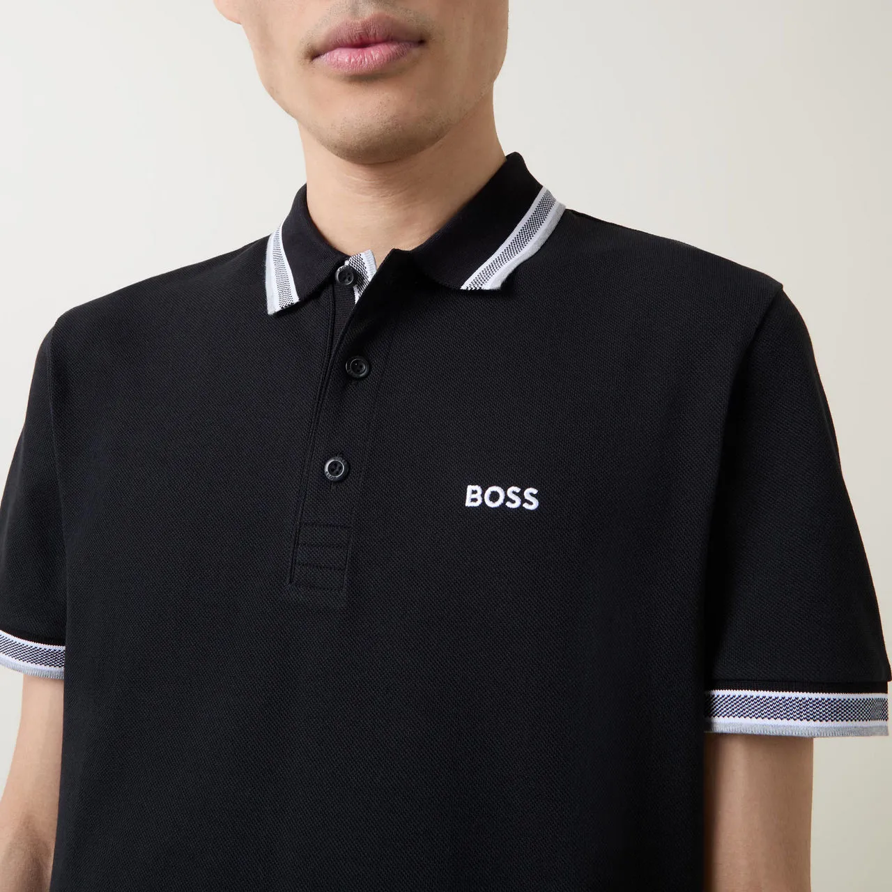 BOSS Paddy Polo Shirt - Black