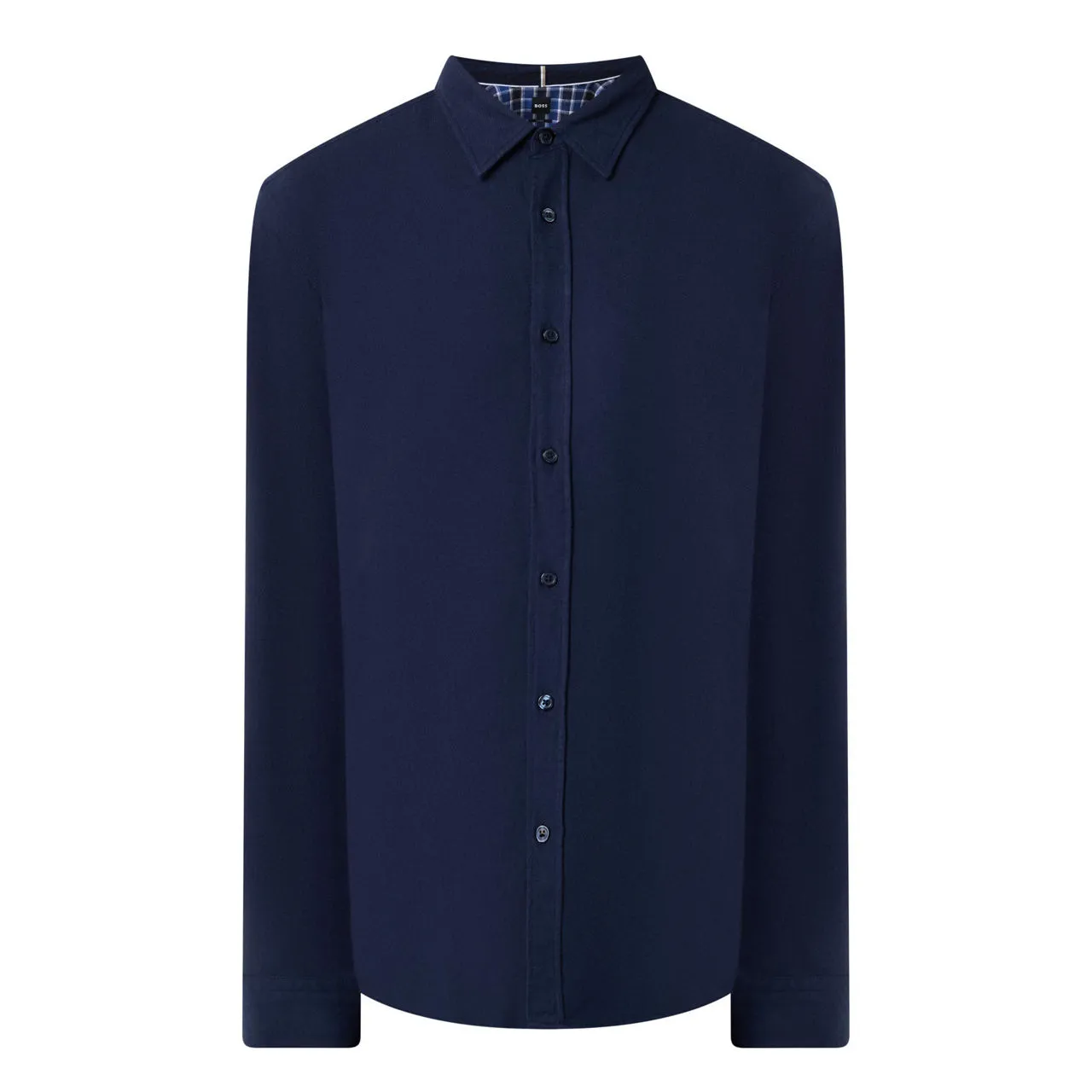 BOSS Roan Slim-Fit Shirt - Navy