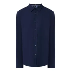 BOSS Roan Slim-Fit Shirt - Navy