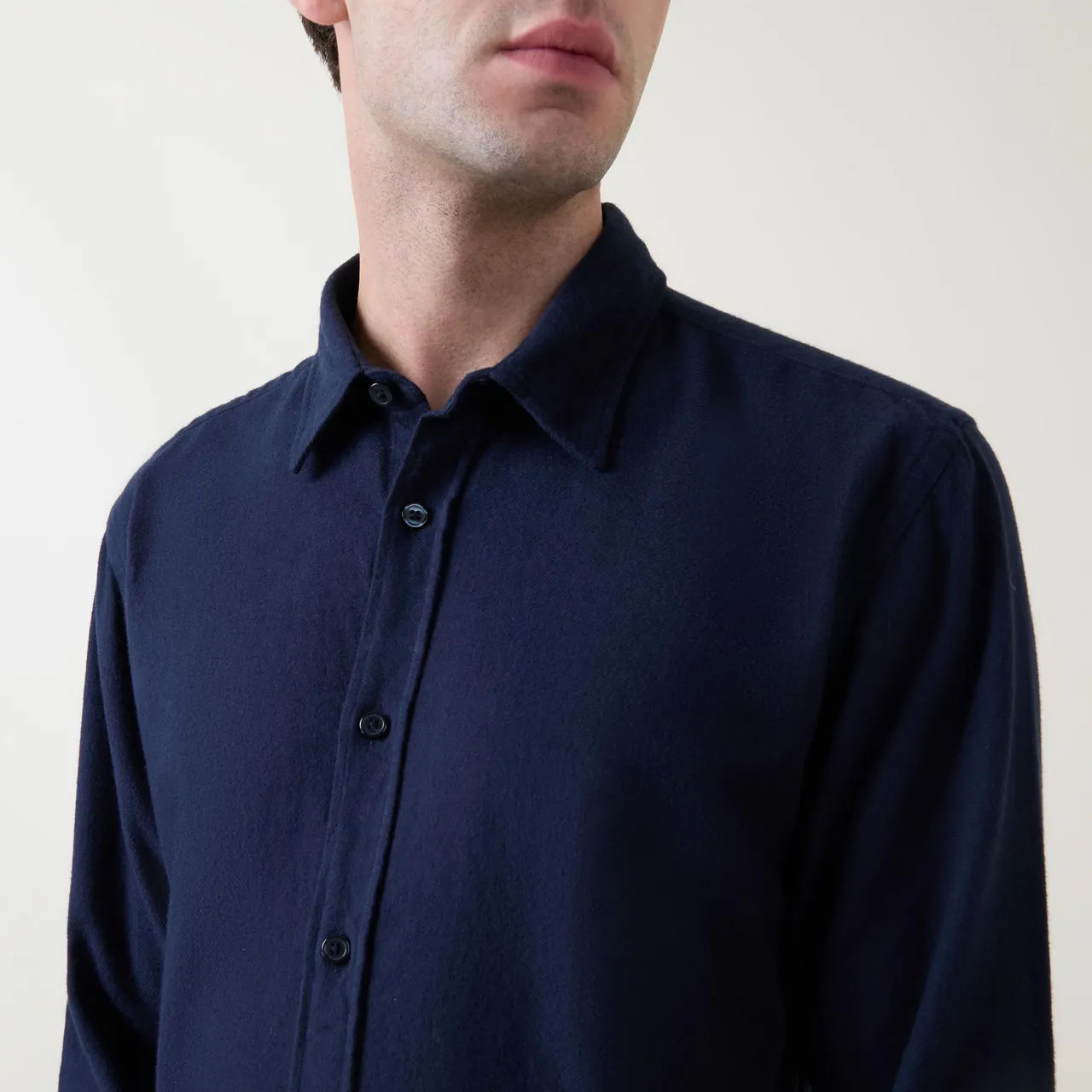 BOSS Roan Slim-Fit Shirt - Navy