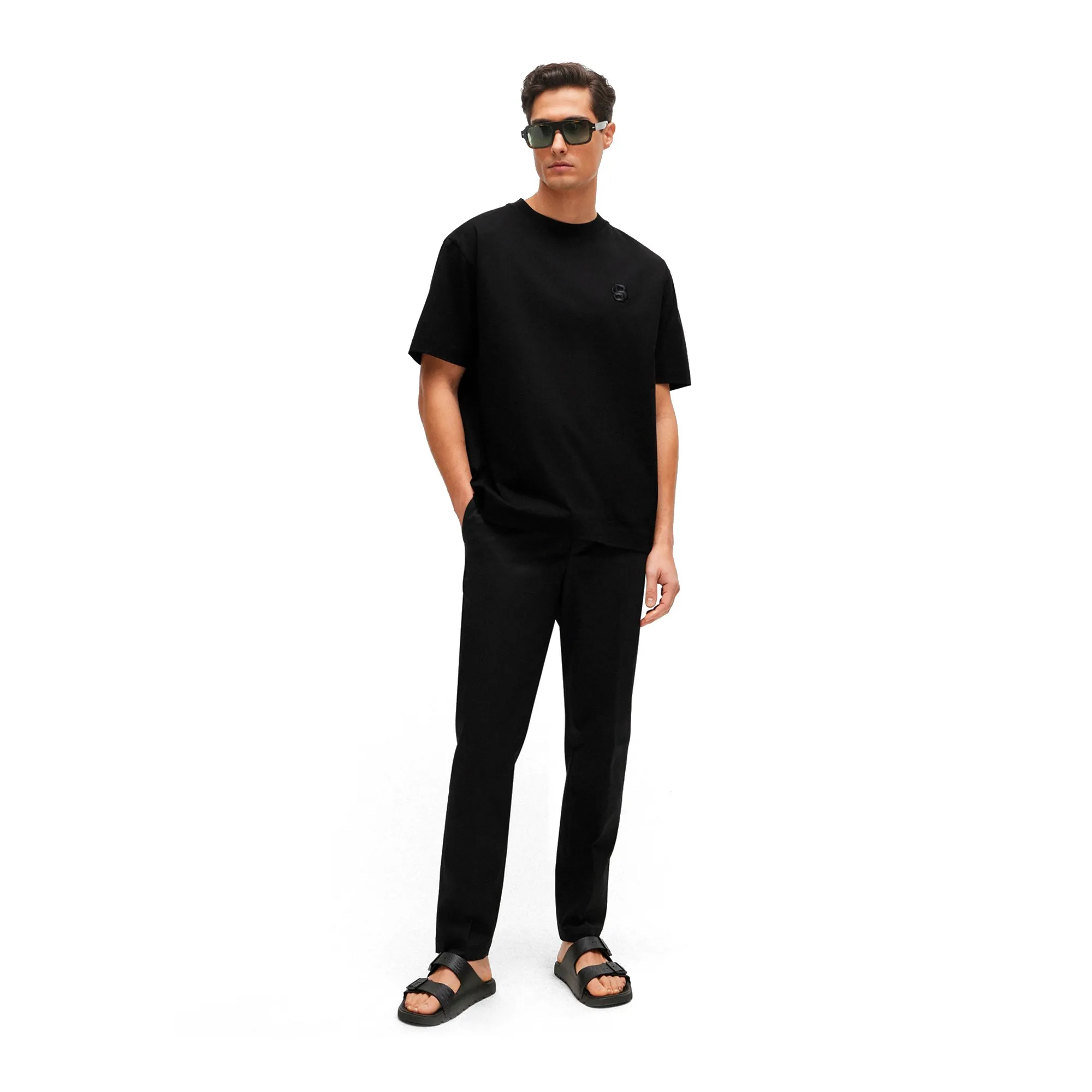 BOSS Sandalias de Hombre 001-Black