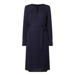 BOSS The Sustainable Edit Dibanori Belted Dress - Navy