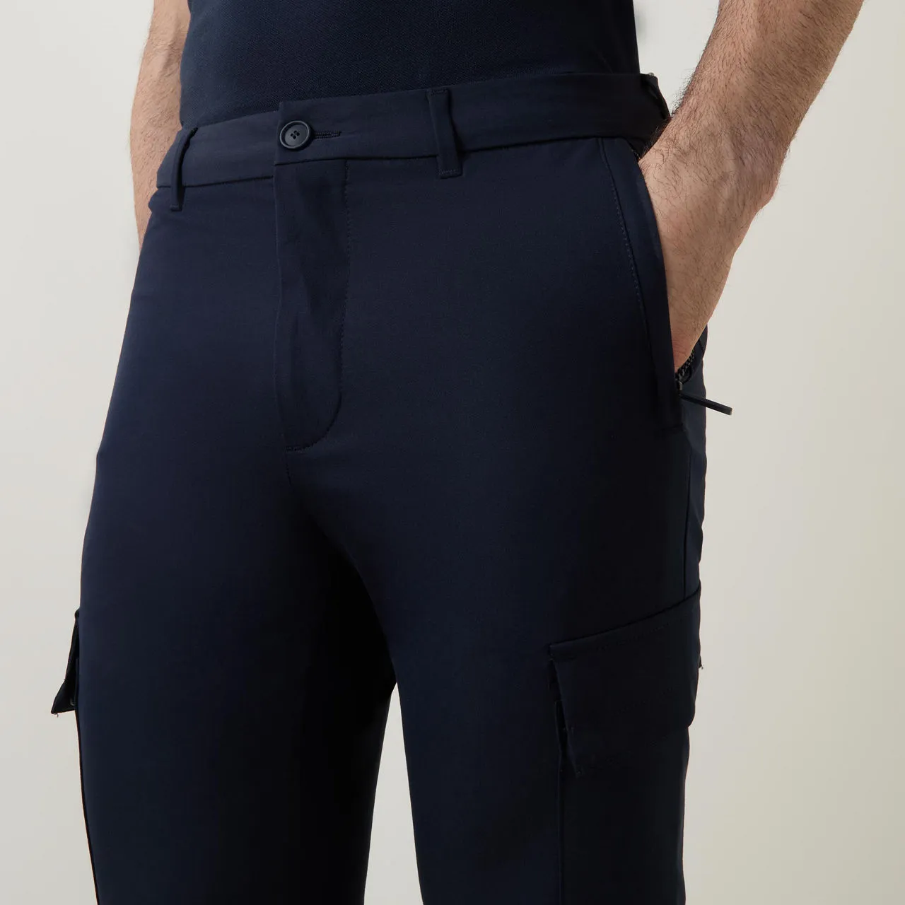 BOSS The Sustainable Edit Kaiton Cargo Trousers - Navy