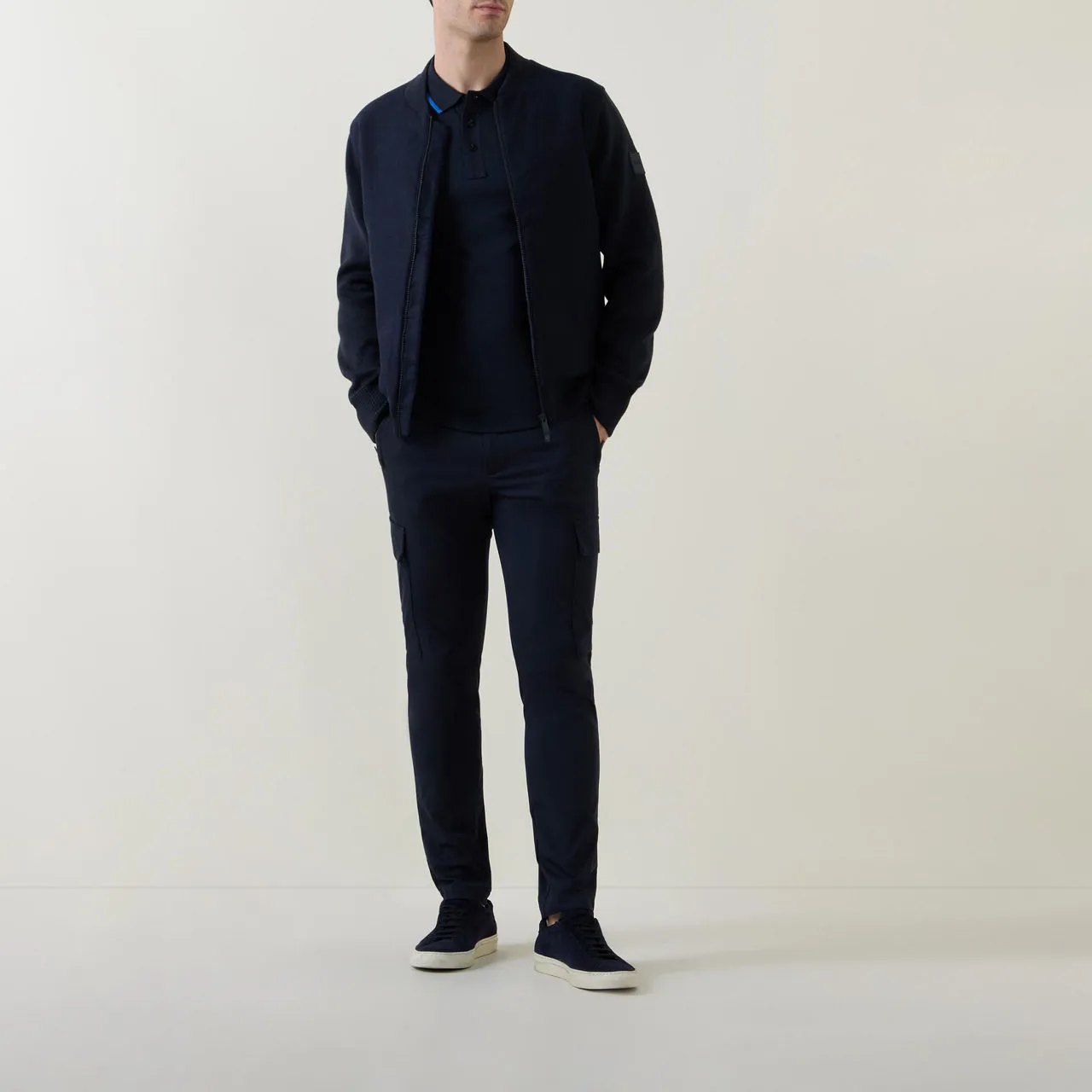 BOSS The Sustainable Edit Kaiton Cargo Trousers - Navy