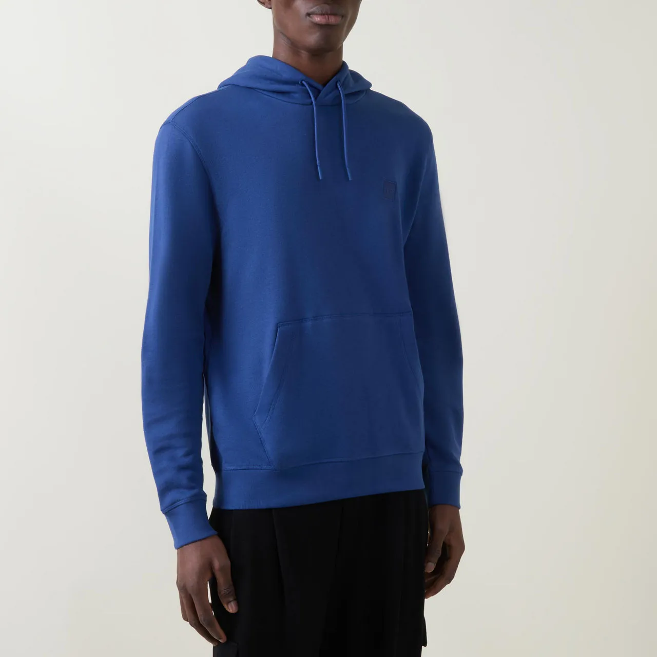 BOSS Wetalk Drawstring Hoodie - Blue