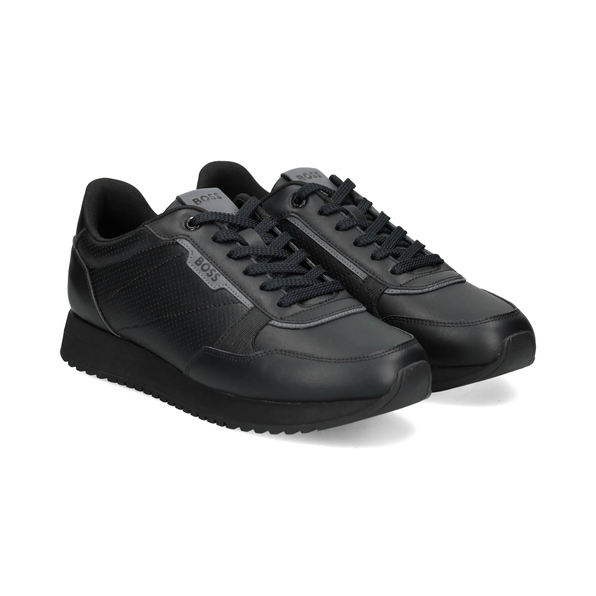 BOSS Zapatillas de Hombre 005-Black