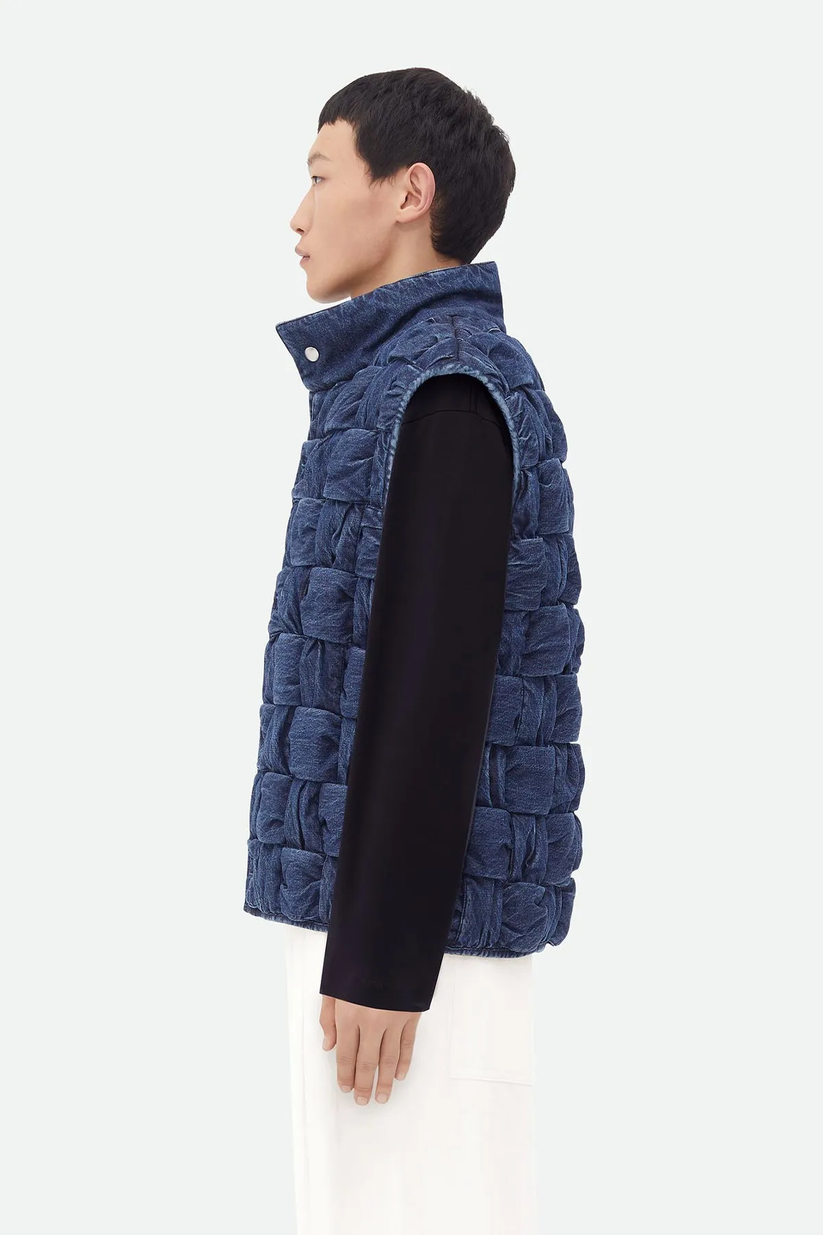 BOTTEGA VENETA | INTRECCIATO DENIM GILET