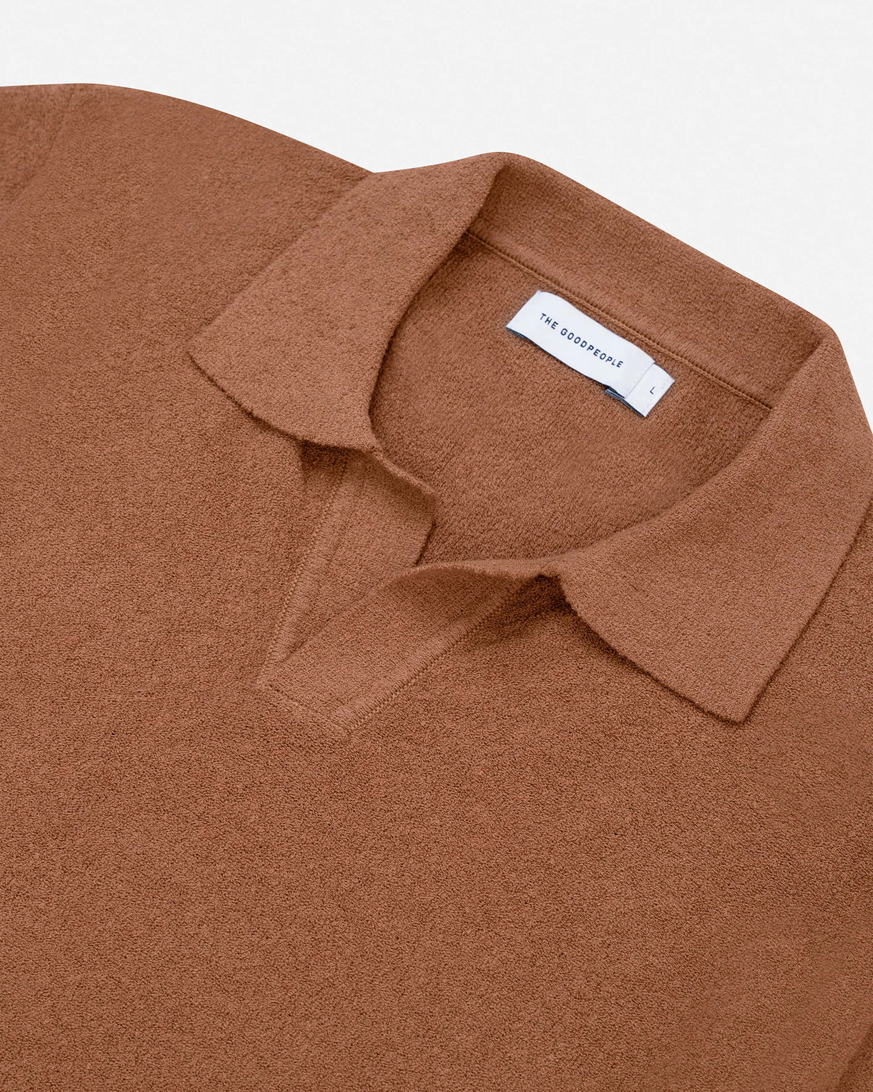 Boucle Knit Polo