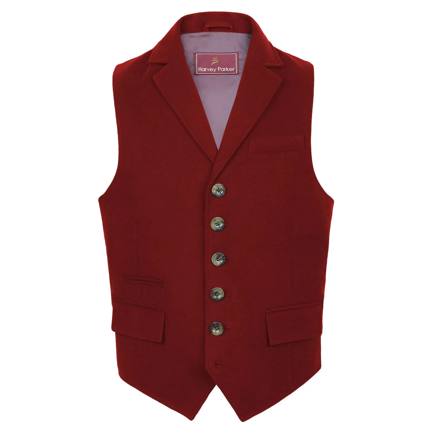 Bracken: Men's Moleskin Red Waistcoat