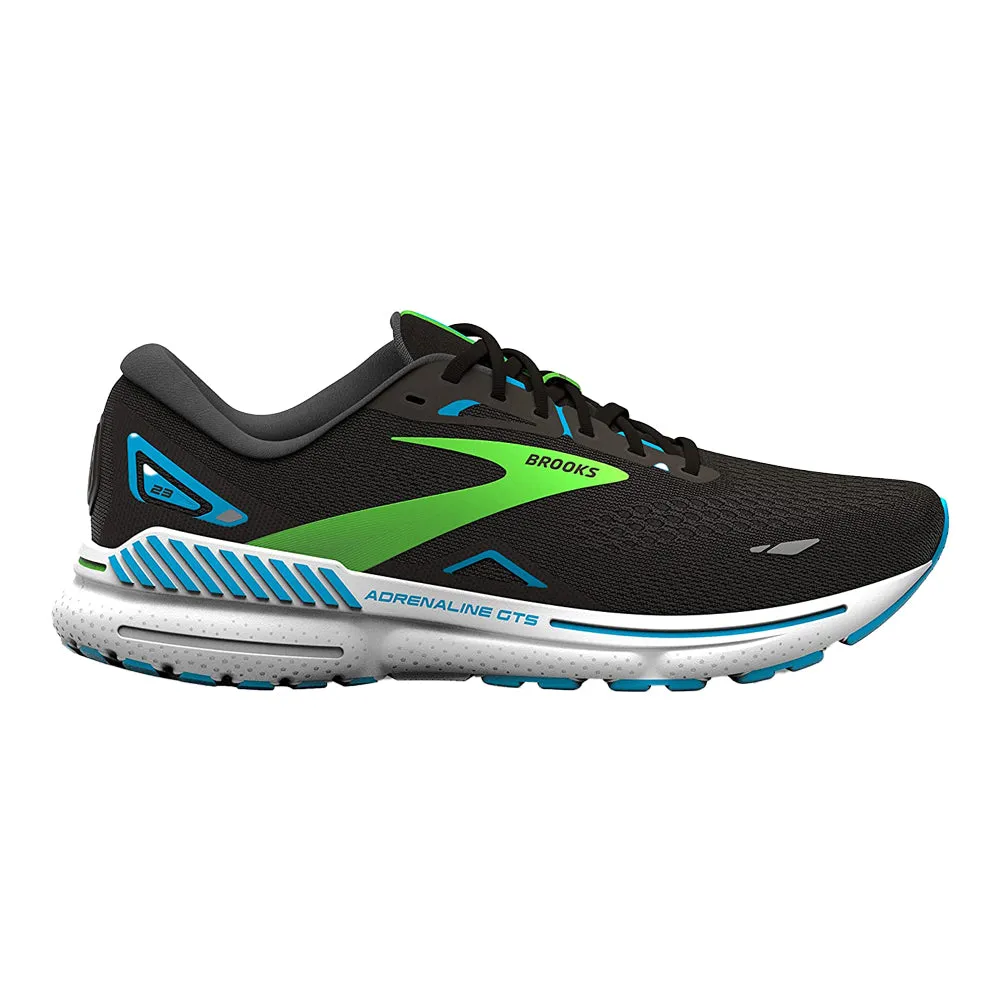 Brooks Adrenaline GTS 23 Black Hawaiian Ocean Green 12.5 D Medium