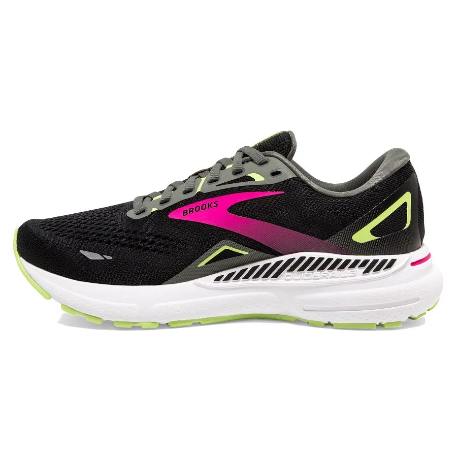 Brooks Adrenaline GTS 23 Negro Amarillo Rosa