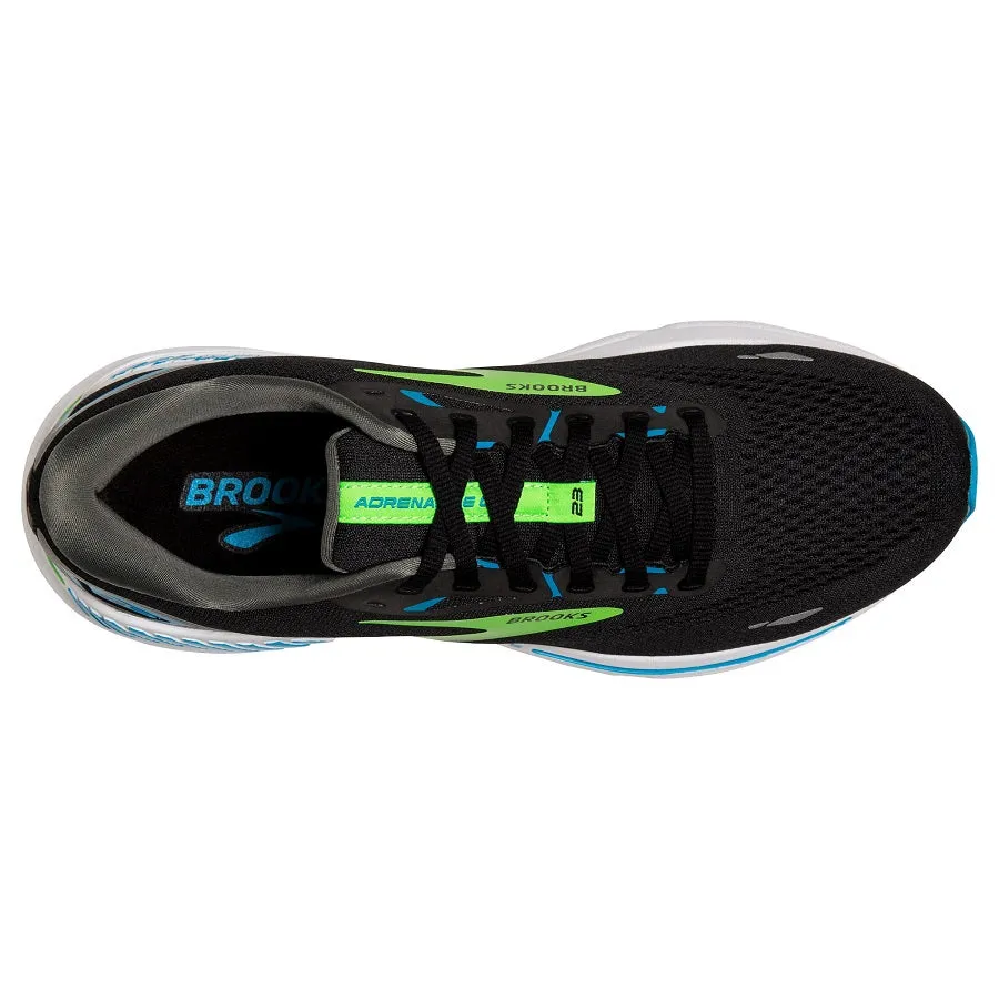 Brooks Adrenaline GTS 23 Negro Verde Azul