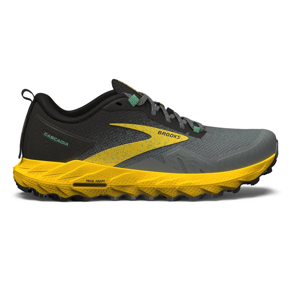 Brooks Cascadia 17 Gris Amarillo