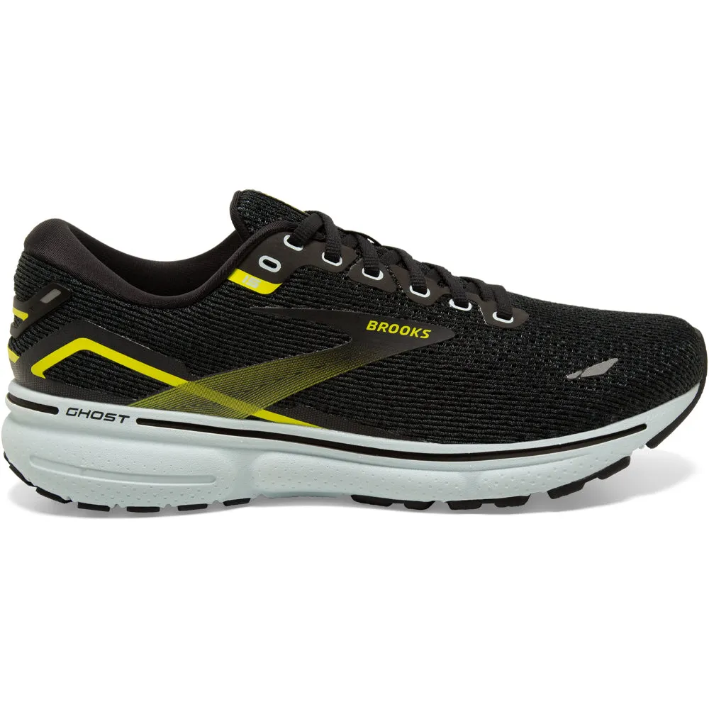 Brooks Ghost 15 - Black/Ballad Blue/Sulphur - Size 8 D Medium