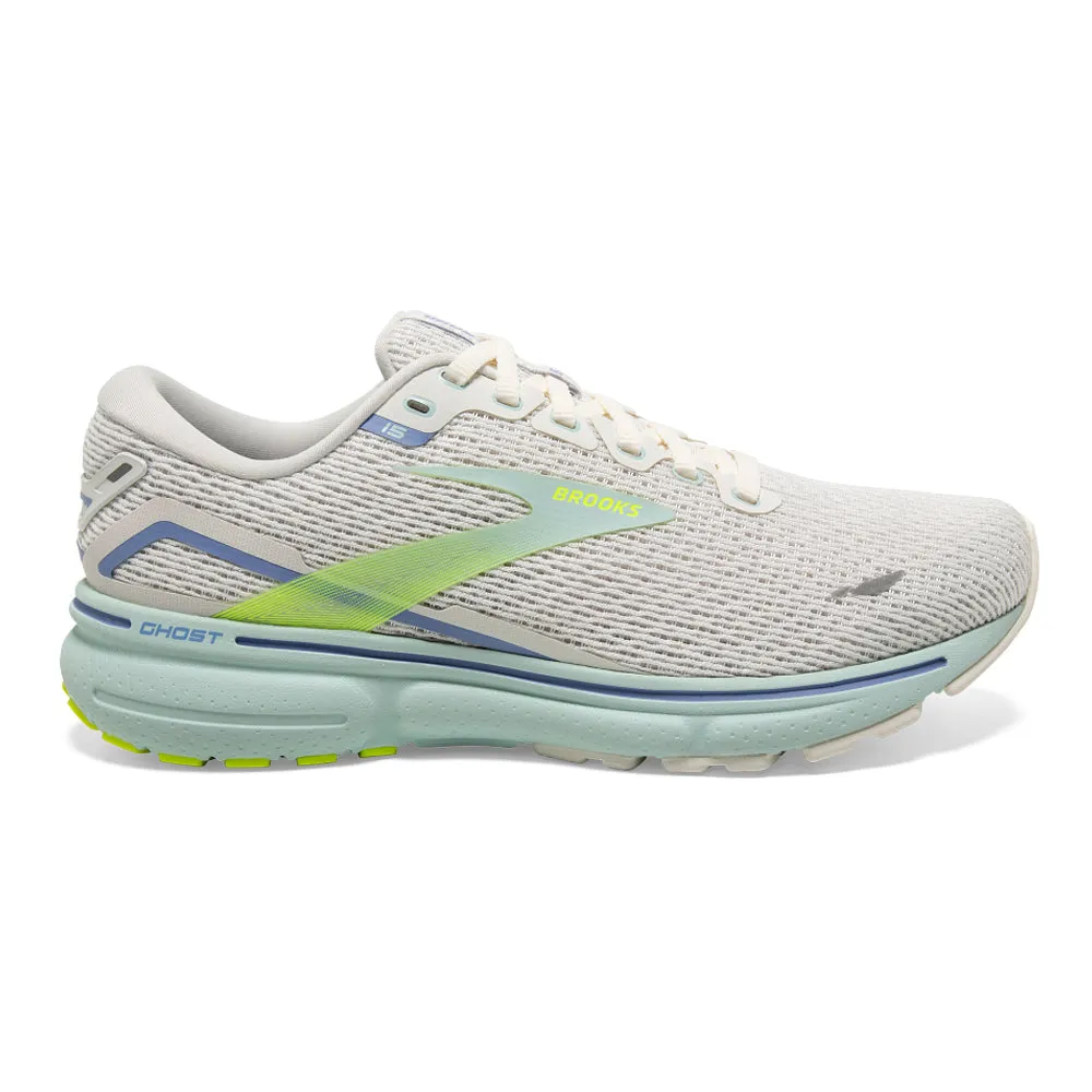 Brooks Ghost 15 Women's Running Shoes, Coconut/Skylight/Nightlife, Size 6 B Medium