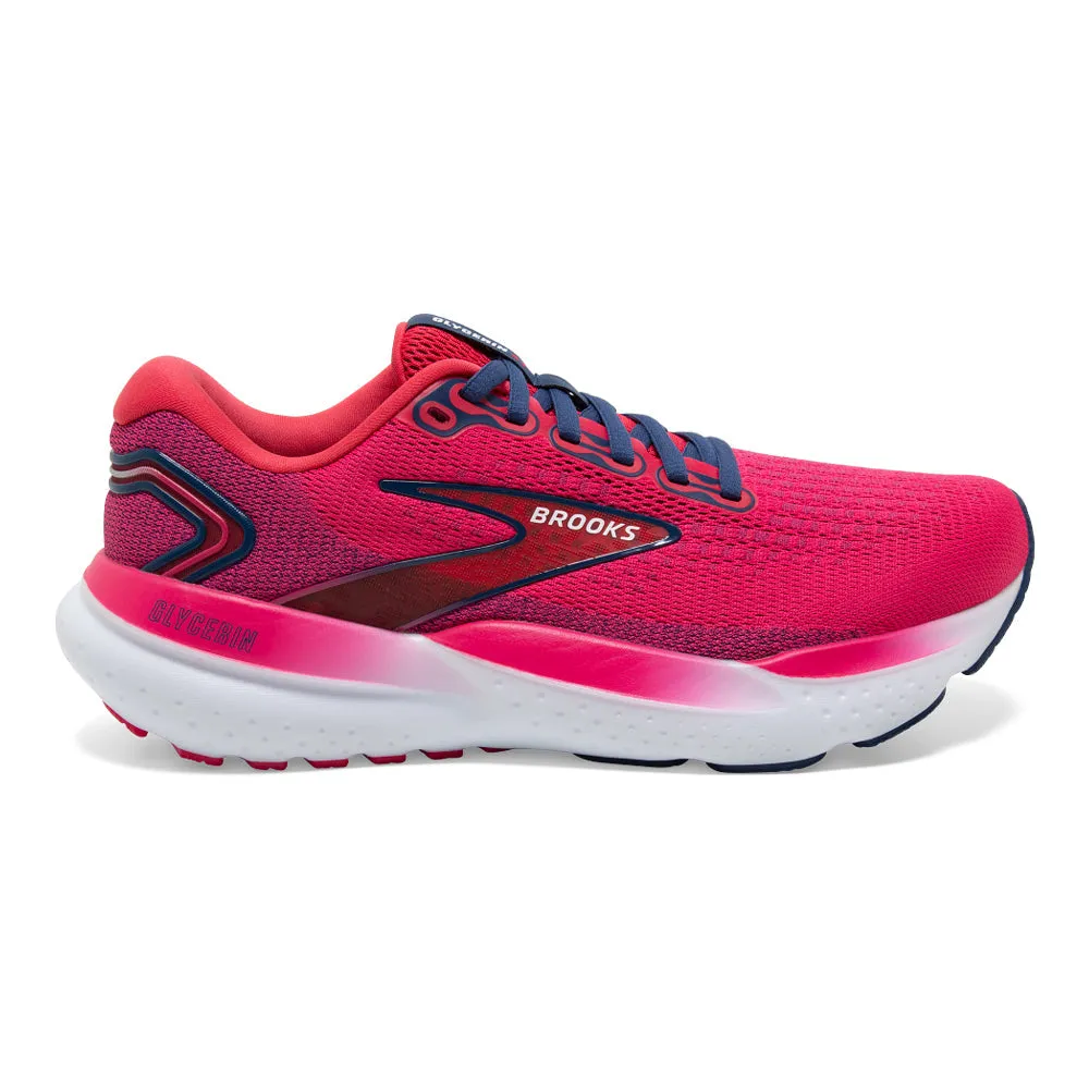 Brooks Glycerin 21 Women's Running Shoes, Raspberry/Estate Blue, Size 10 B Medium