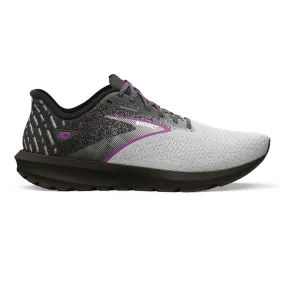 Brooks Launch 10 Women's Running Shoe - Black/White/Violet - Size 7 B Medium