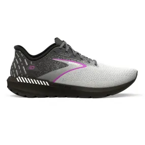 Brooks Launch GTS 10, Black White Violet, 8 D Wide, Women