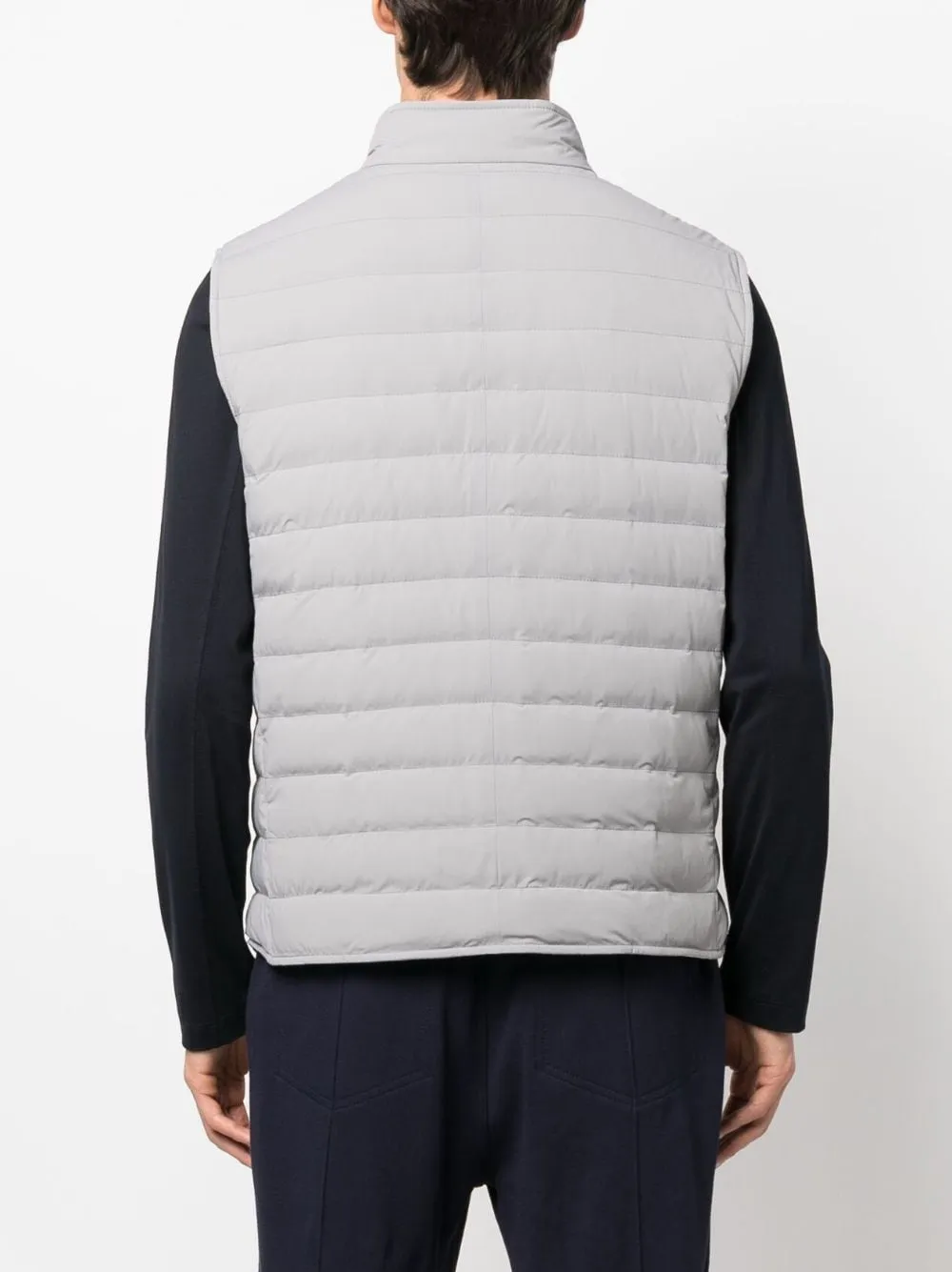 Brunello Cucinelli - Gilet grey matelassé