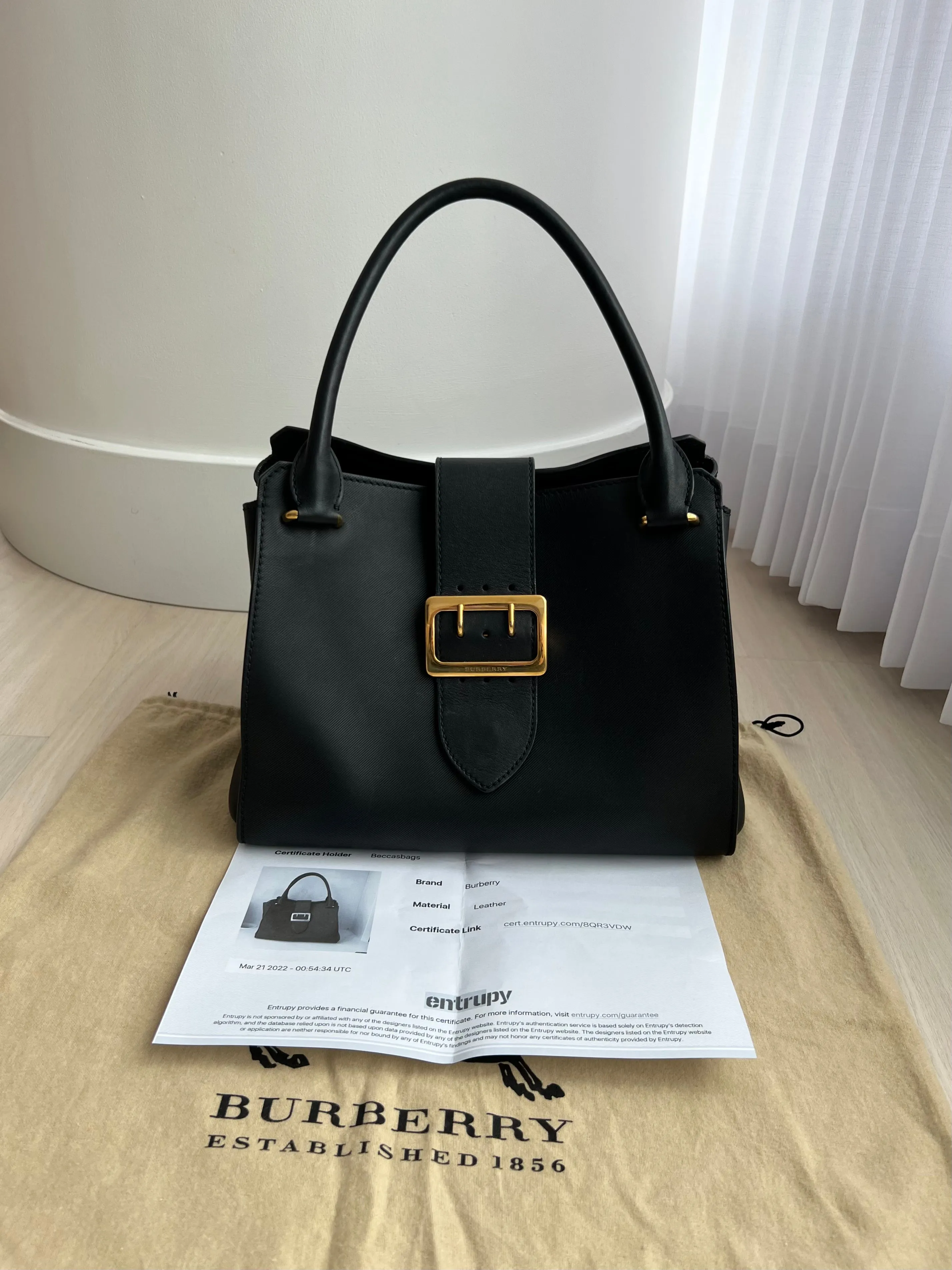 Buckle Tote Bag by Burberry