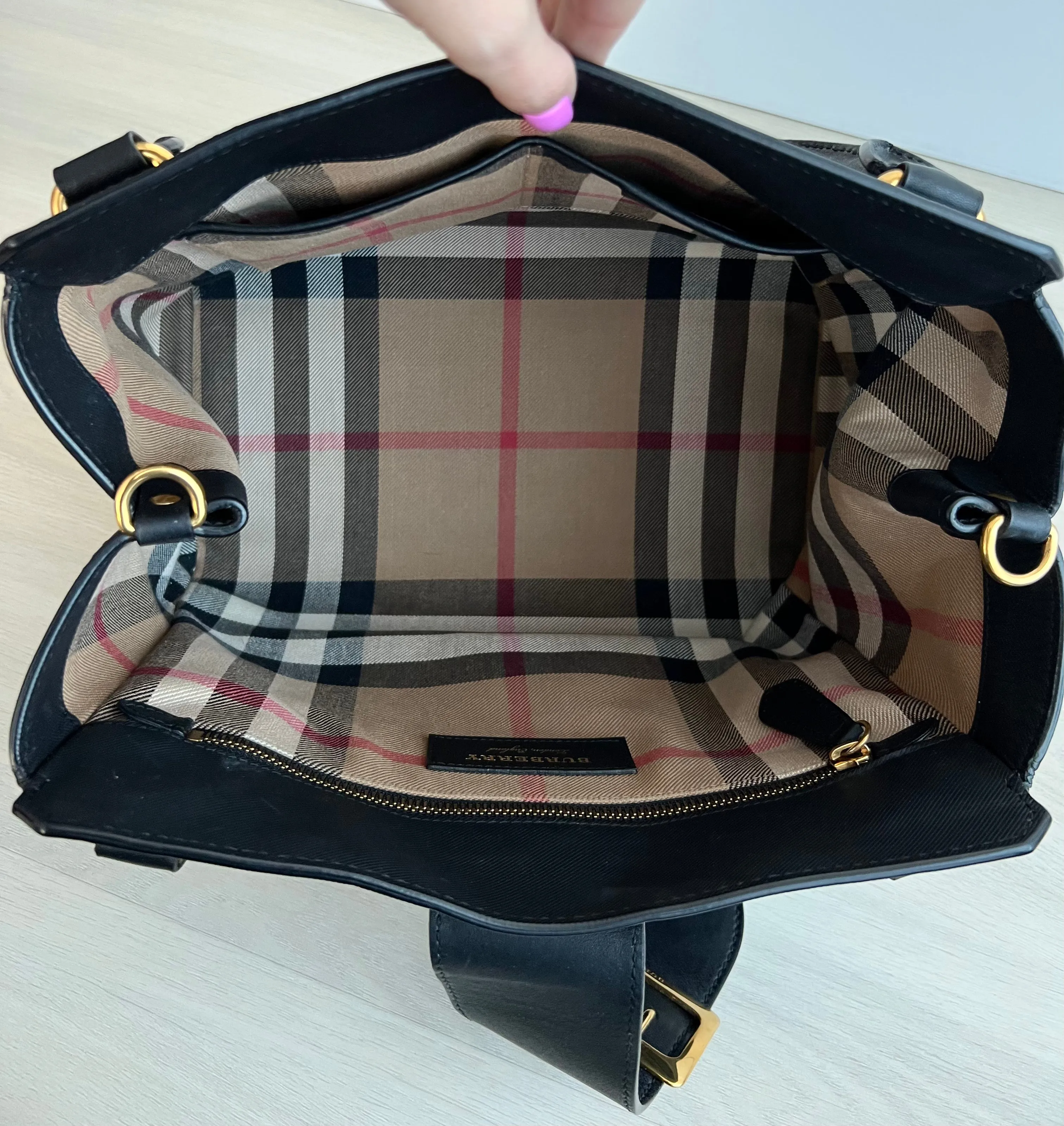 Buckle Tote Bag by Burberry