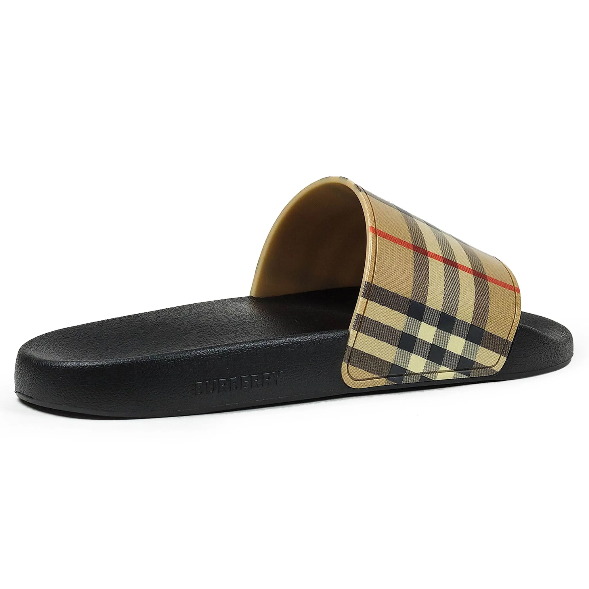 Burberry Beige Furley Slides