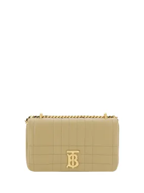 Burberry Beige Leather Quilted Shoulder Bag