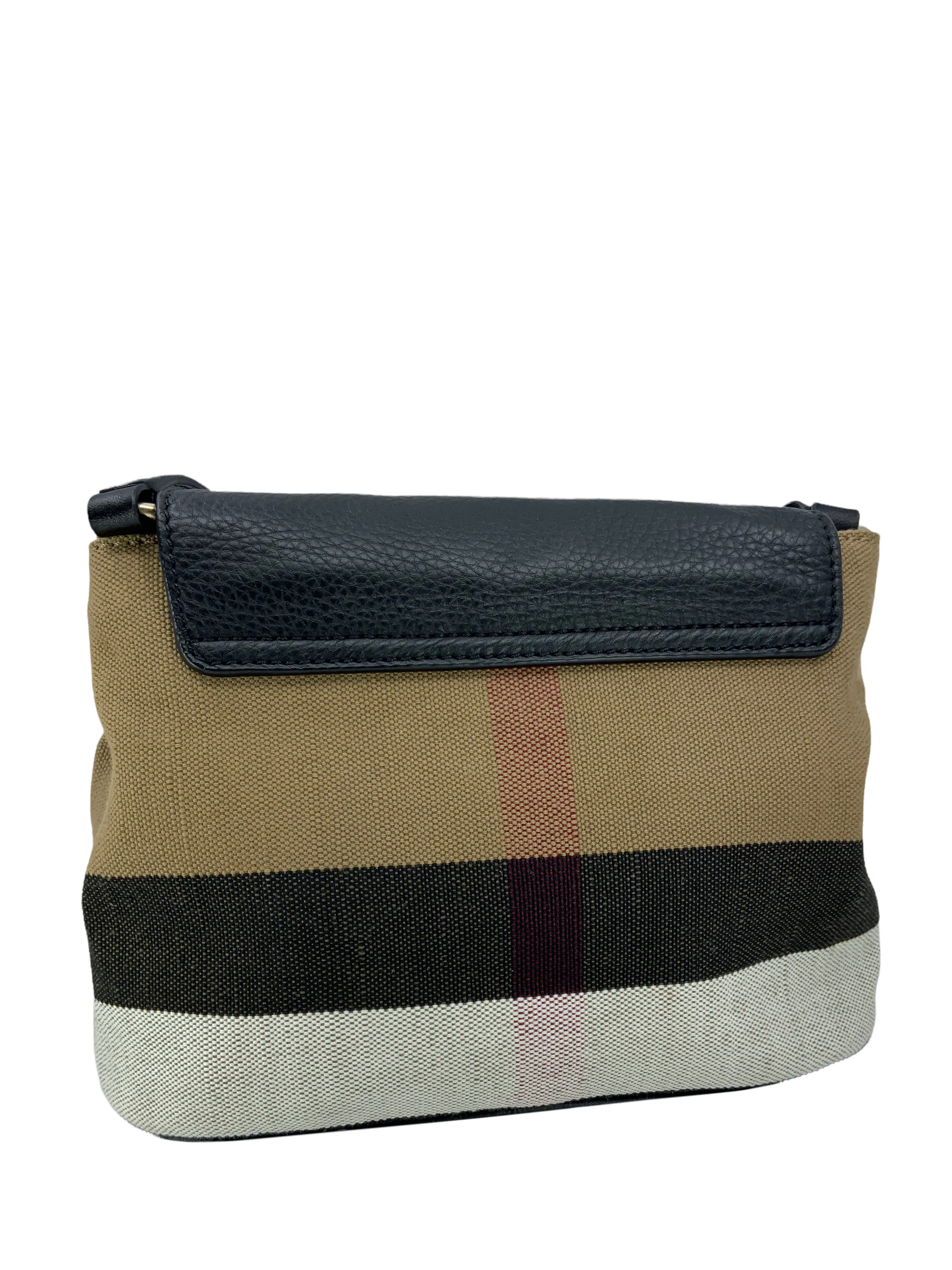 Burberry Canvas and Leather Crossbody Bag