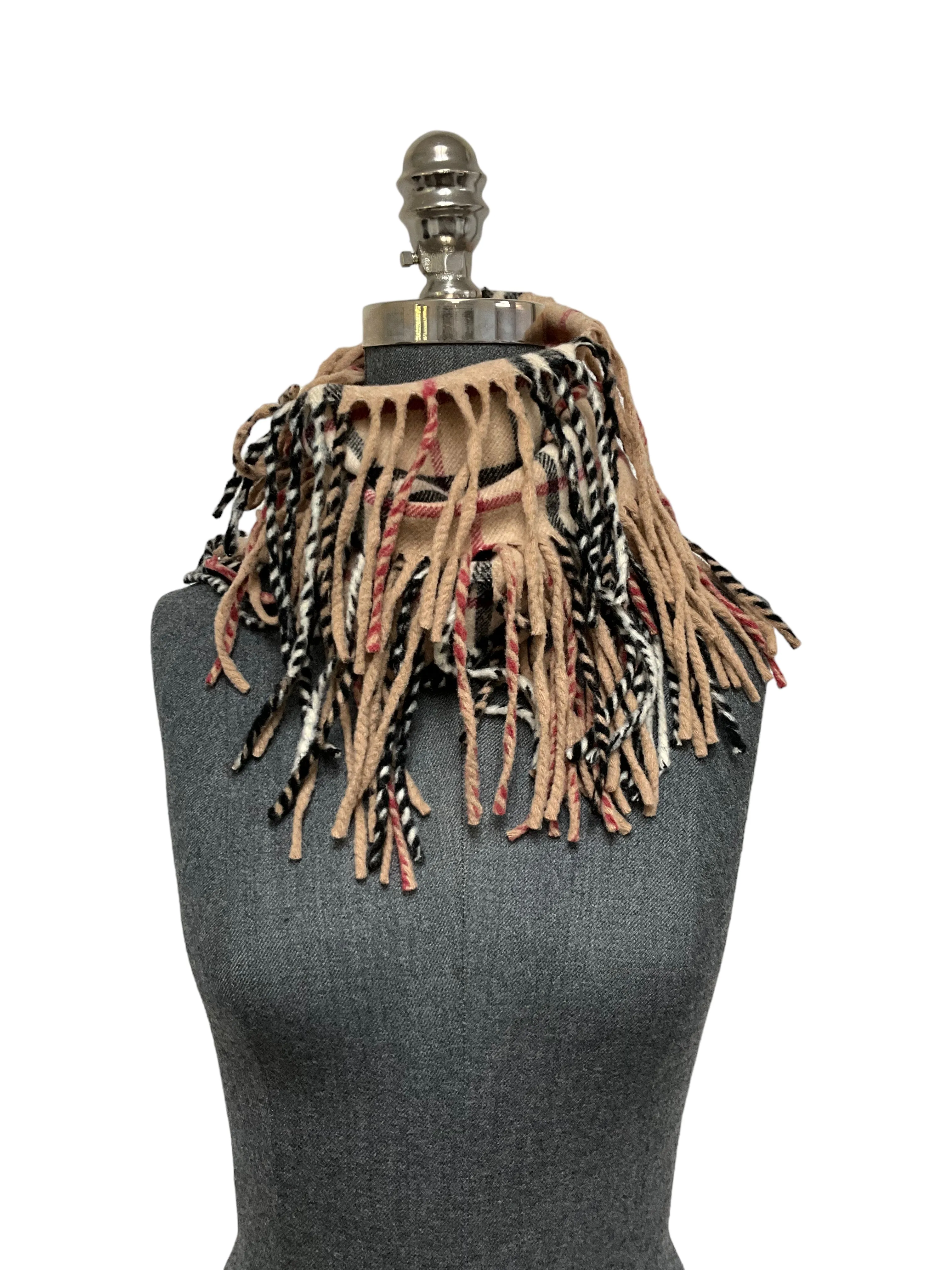 Burberry Cashmere Scarf with Fringe