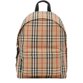 Burberry Vintage Check Backpack in Beige